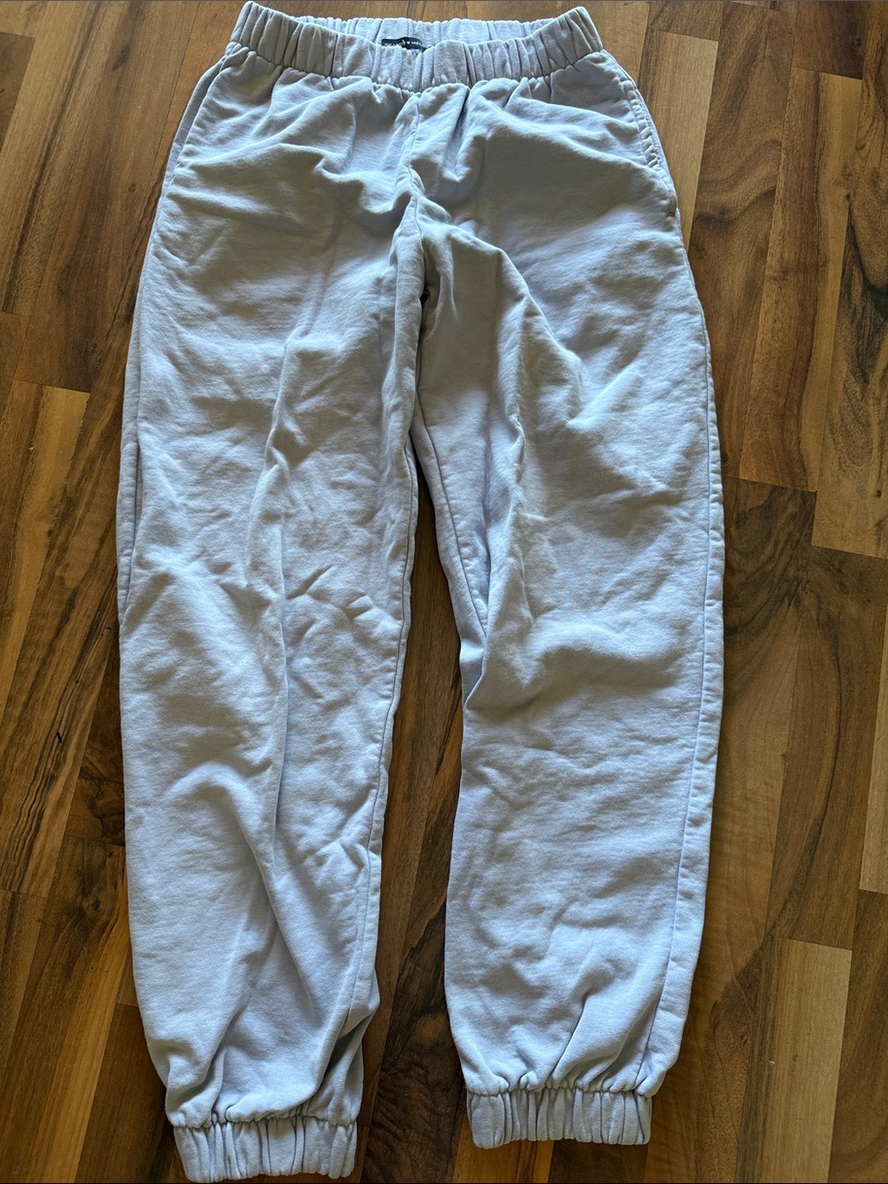 Brandy Melville Light lavender/ grey Elastic Waist Sweatpants